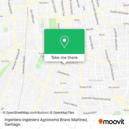 Mapa de Ingeniero-Ingeniero Agronomo Bravo Martinez
