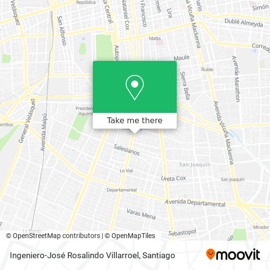 Ingeniero-José Rosalindo Villarroel map