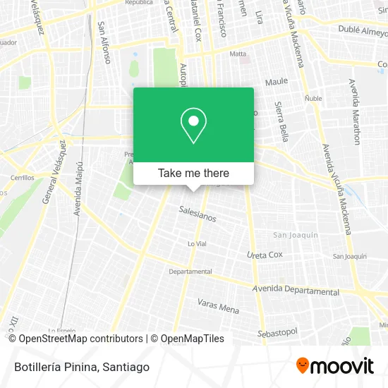 Botillería Pinina map