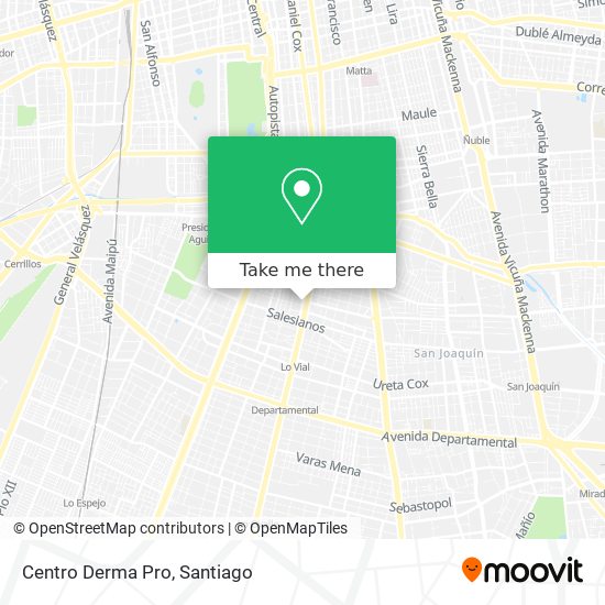 Mapa de Centro Derma Pro