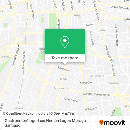 Mapa de Gastroenterólogo-Luis Hernán Lagos Moraga