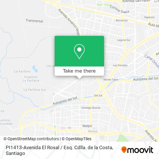 Mapa de PI1413-Avenida El Rosal / Esq. Cdlla. de la Costa