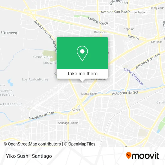 Yiko Sushi map