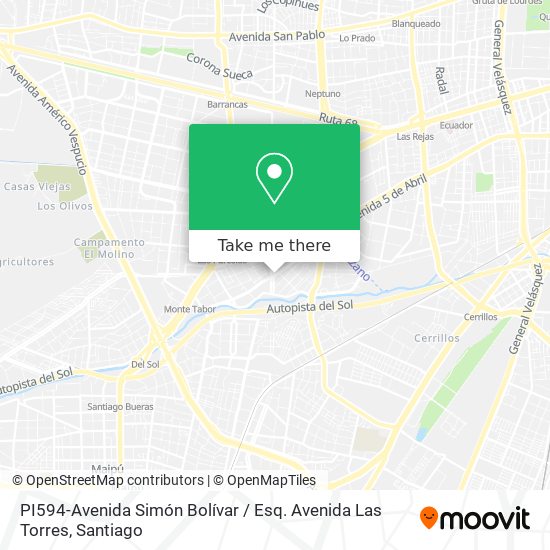 PI594-Avenida Simón Bolívar / Esq. Avenida Las Torres map