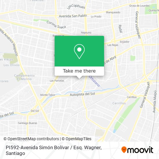 PI592-Avenida Simón Bolívar / Esq. Wagner map