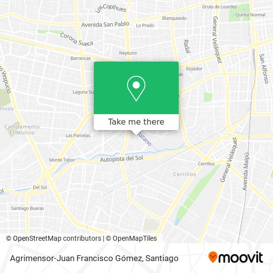 Agrimensor-Juan Francisco Gómez map