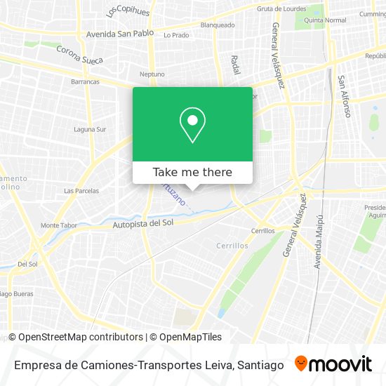 Empresa de Camiones-Transportes Leiva map