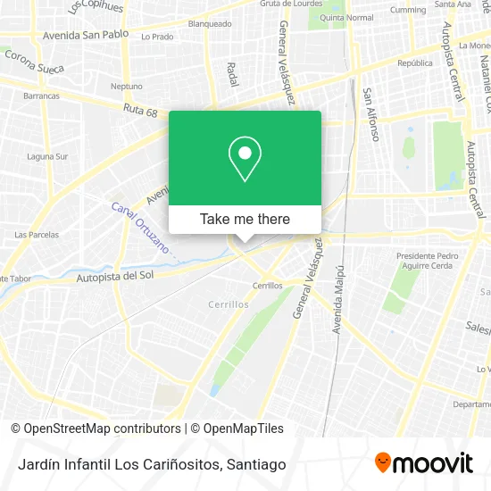 Jardín Infantil Los Cariñositos map