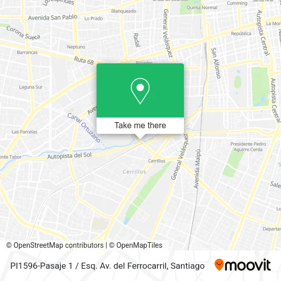 PI1596-Pasaje 1 / Esq. Av. del Ferrocarril map
