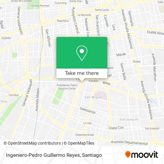 Ingeniero-Pedro Guillermo Reyes map