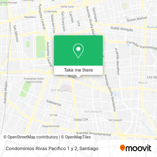 Condominios Rivas Pacífico 1 y 2 map