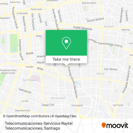 Mapa de Telecomunicaciones-Servicios-Raytel Telecomunicaciones