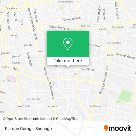 Rakoon Garage map