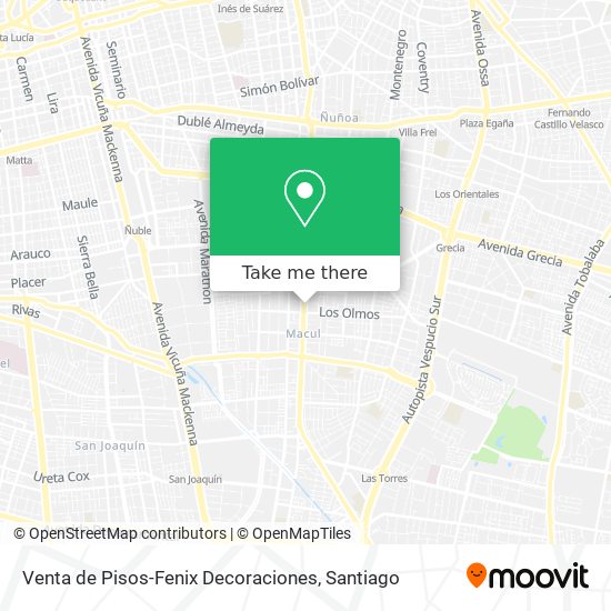 Venta de Pisos-Fenix Decoraciones map