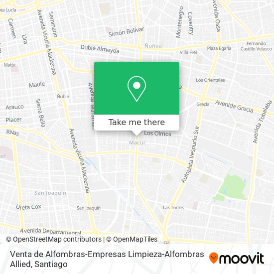 Venta de Alfombras-Empresas Limpieza-Alfombras Allied map