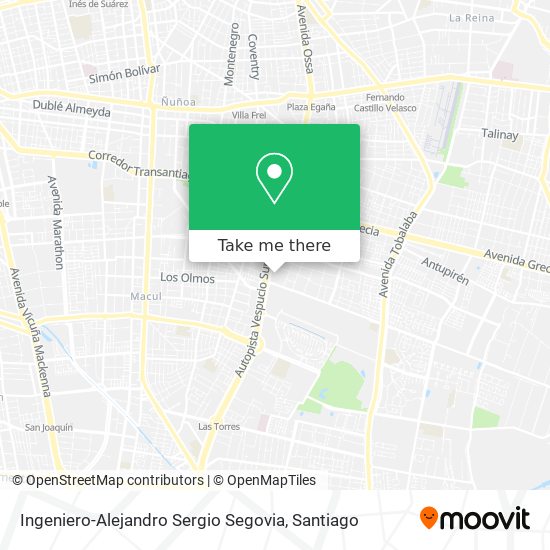 Ingeniero-Alejandro Sergio Segovia map