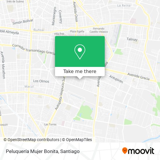 Peluquería Mujer Bonita map