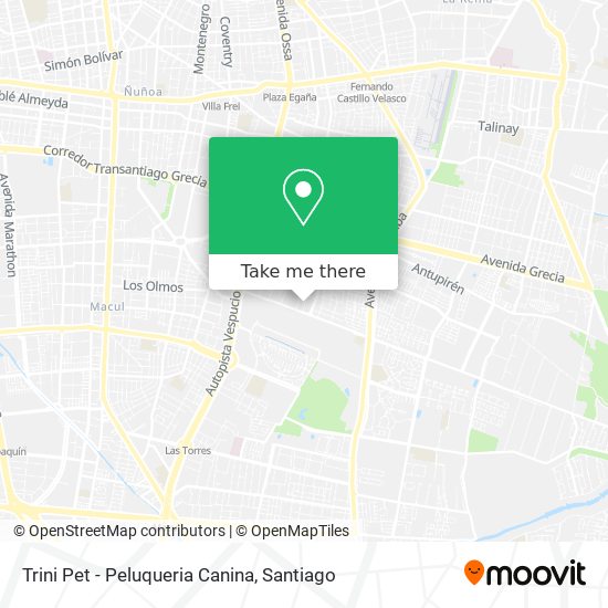 Mapa de Trini Pet - Peluqueria Canina