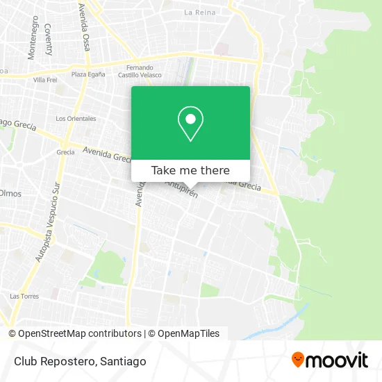 Club Repostero map