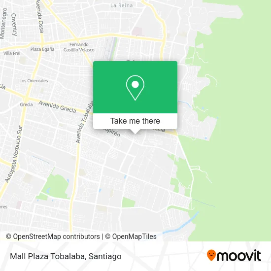 Mall Plaza Tobalaba map