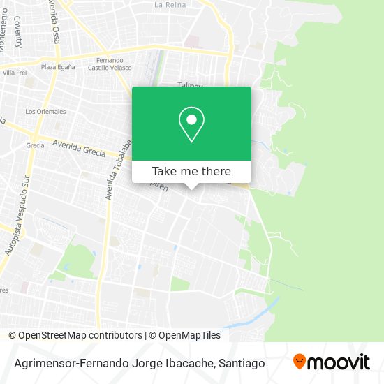 Agrimensor-Fernando Jorge Ibacache map