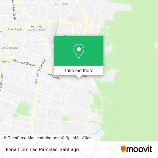 Feria Libre Las Parcelas map