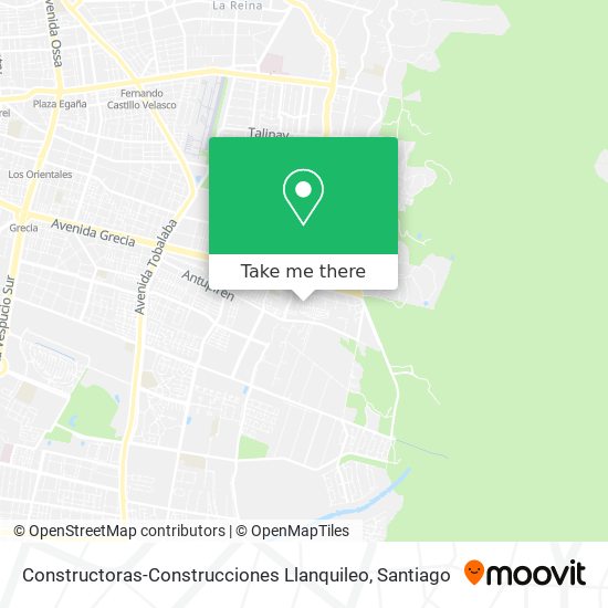 Constructoras-Construcciones Llanquileo map