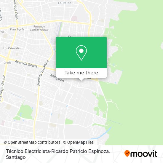 Técnico Electricista-Ricardo Patricio Espinoza map