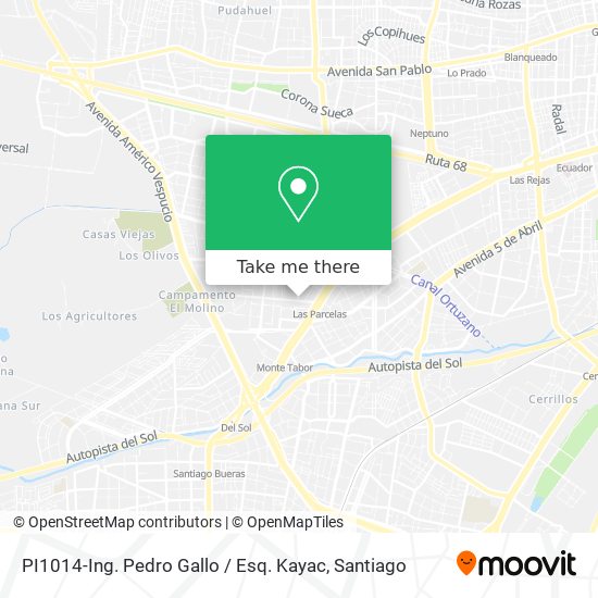 PI1014-Ing. Pedro Gallo / Esq. Kayac map