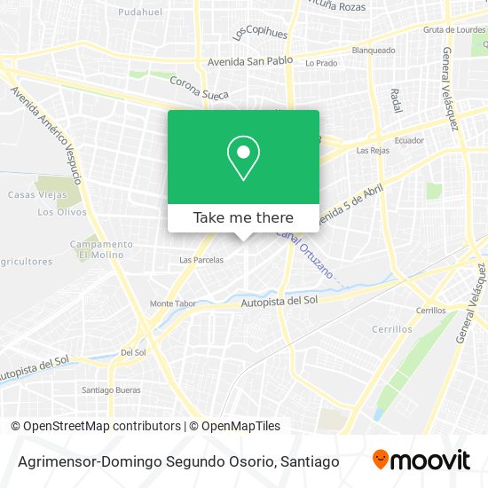 Agrimensor-Domingo Segundo Osorio map