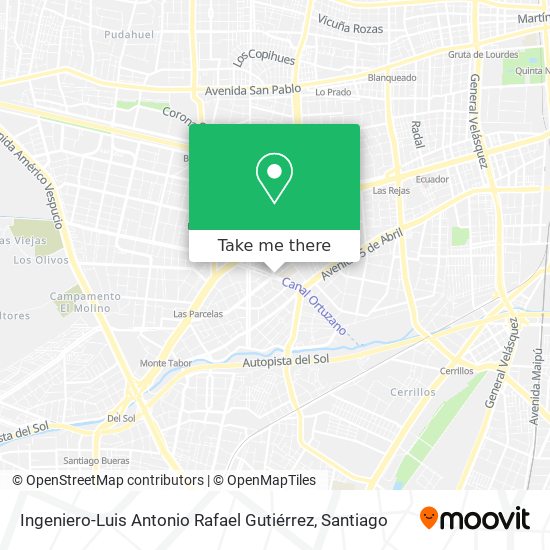 Ingeniero-Luis Antonio Rafael Gutiérrez map