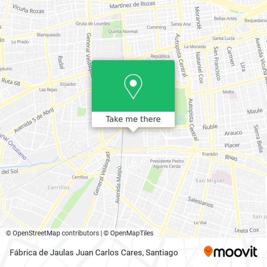 Fábrica de Jaulas Juan Carlos Cares map