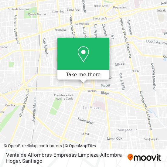 Venta de Alfombras-Empresas Limpieza-Alfombra Hogar map