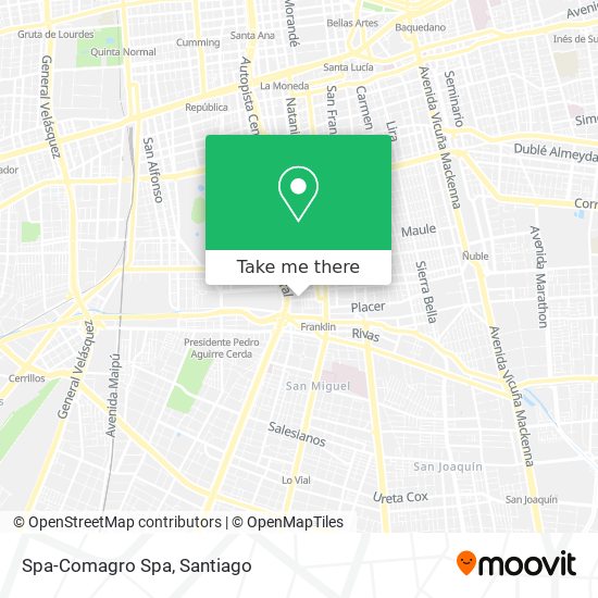 Spa-Comagro Spa map