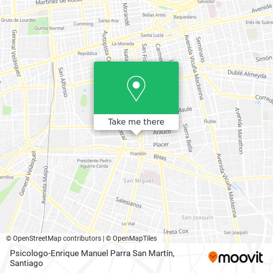 Psicologo-Enrique Manuel Parra San Martín map