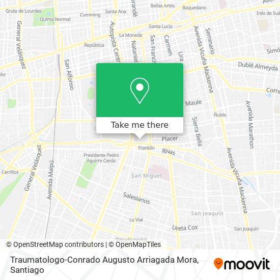 Traumatologo-Conrado Augusto Arriagada Mora map