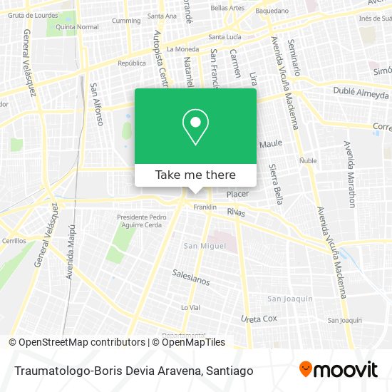 Traumatologo-Boris Devia Aravena map