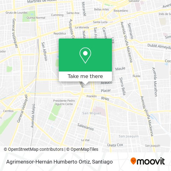 Agrimensor-Hernán Humberto Ortiz map