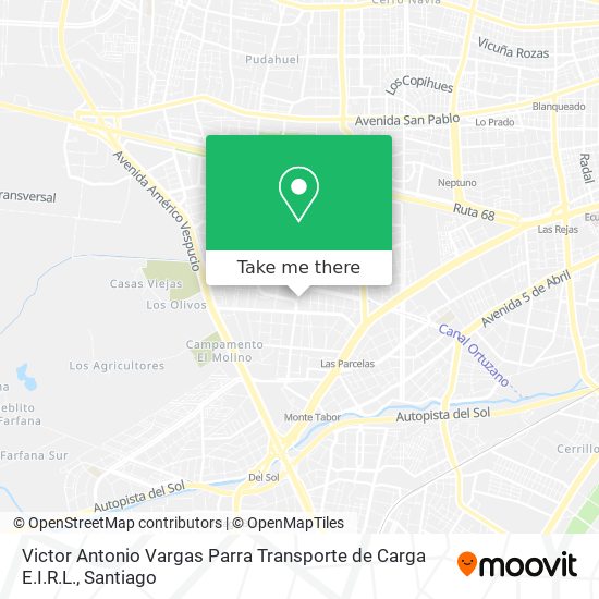 Victor Antonio Vargas Parra Transporte de Carga E.I.R.L. map