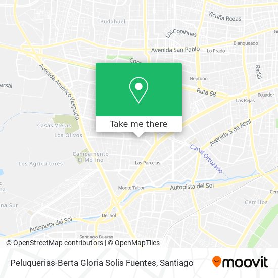 Mapa de Peluquerias-Berta Gloria Solis Fuentes