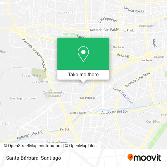 Santa Bárbara map