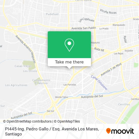 PI445-Ing. Pedro Gallo / Esq. Avenida Los Mares map