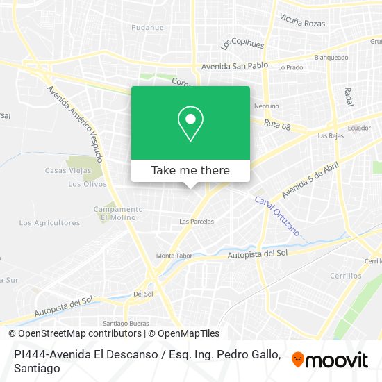 Mapa de PI444-Avenida El Descanso / Esq. Ing. Pedro Gallo