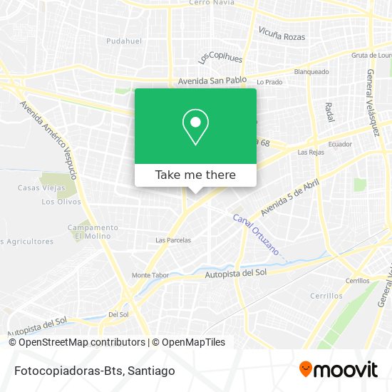 Fotocopiadoras-Bts map