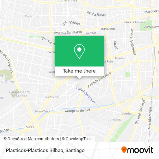 Mapa de Plasticos-Plásticos Bilbao