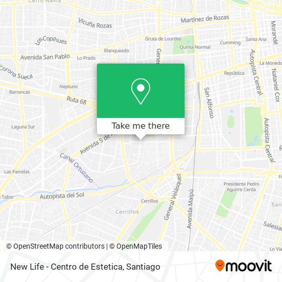 New Life - Centro de Estetica map