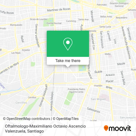 Oftalmologo-Maximiliano Octavio Ascencio Valenzuela map