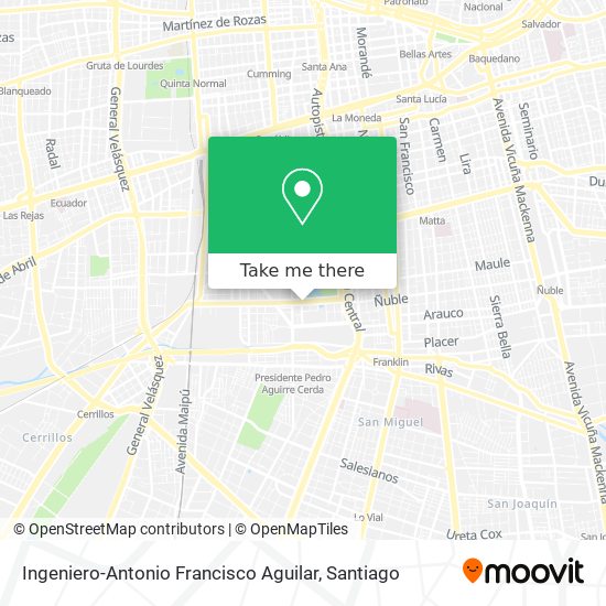 Ingeniero-Antonio Francisco Aguilar map