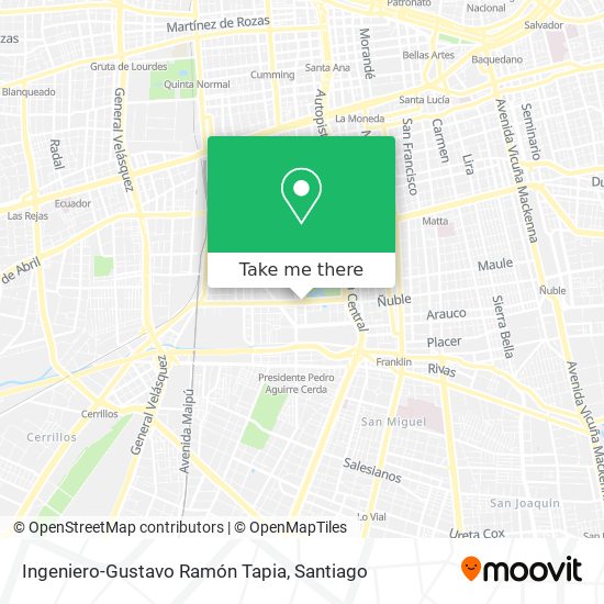 Mapa de Ingeniero-Gustavo Ramón Tapia