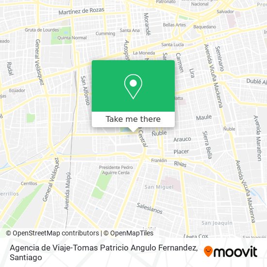 Agencia de Viaje-Tomas Patricio Angulo Fernandez map